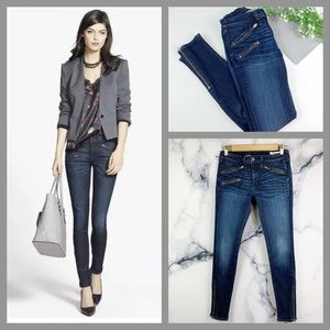 Rag & Bone Zip Detail Skinny Jean in Kensington